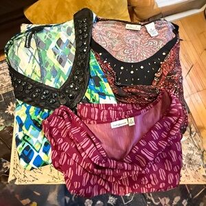 Three Dress Blouses Collection